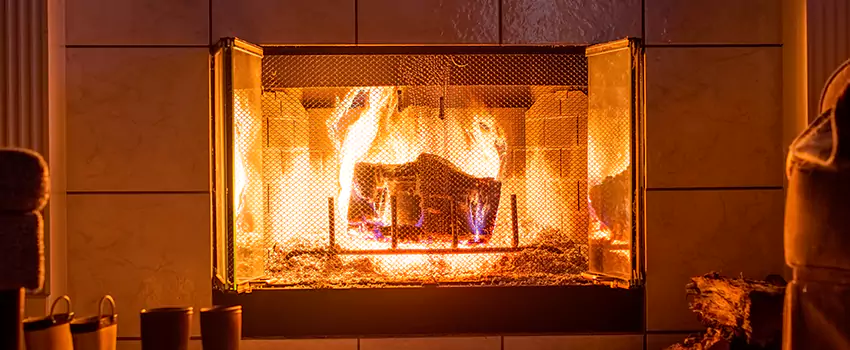 Mendota Hearth Landscape Fireplace Installation in Northfield, Minnesota