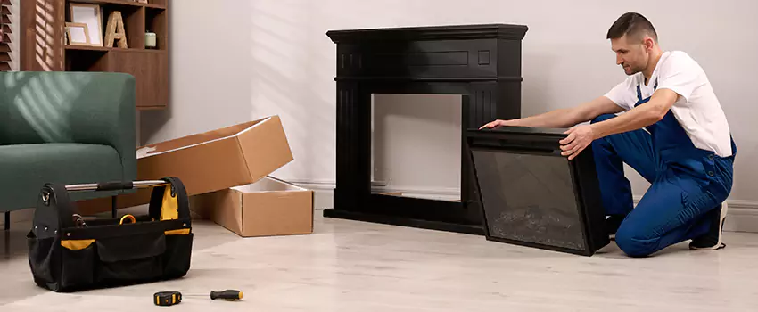 Old Rusted Metal Fireplace Repair And Replacement in Northfield, MN