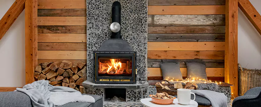 Thelin Hearth Products Direct Vent Gas Stove Fireplace Inspection in Northfield, Minnesota